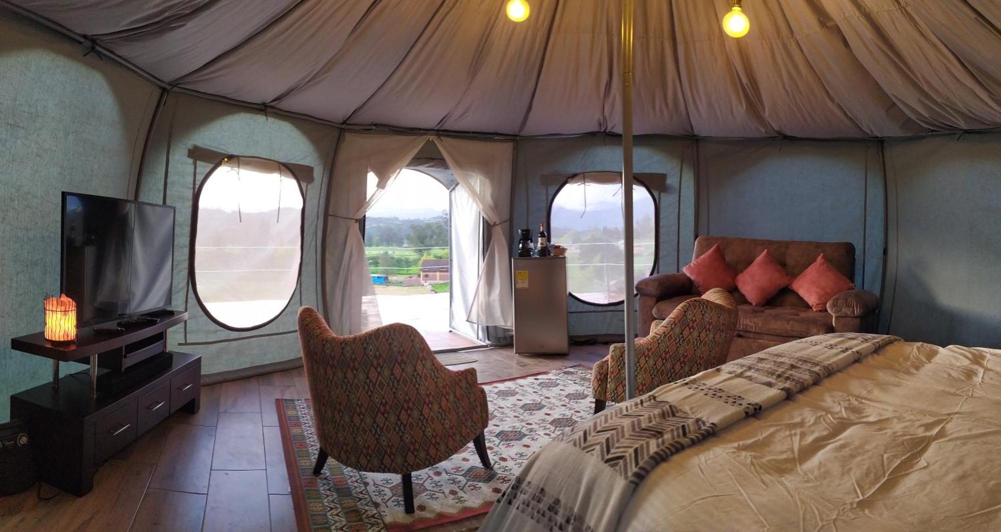 Cabanas & Glamping De Ruana Por Boyaca パイパ エクステリア 写真